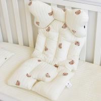 Cojín Universal cómodo y suave para asiento de cochecito, bonito cojín para cochecito de bebé, cojín con bordado de oso infantil, forro para asiento para niño pequeño - details 10