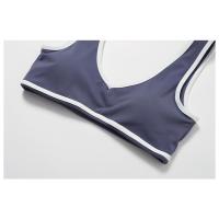 Sujetador deportivo con correa ancha para el hombro, sujetador de Yoga de una pieza resistente a los golpes, Top de Fitness al aire libre para mujer - details 37