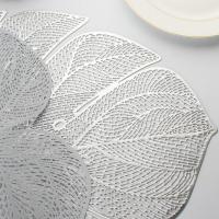 Mantel individual con forma de hoja hueca, vajilla antimanchas resistente al calor, mantel antideslizante a prueba de aceite para boda, 3 uds. - details 6
