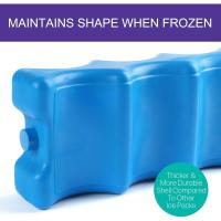 Paquete de hielo para refrigeradores, almacenamiento de biberones de leche materna, lonchera, paquete de congelador contorneado aislado, reutilizable de larga duración - details 1