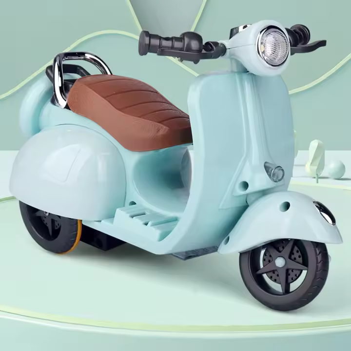 Mini Scooter Eléctrico de iluminación para acrobacias, motocicleta, suministros para mascotas, juguete para hámster - 1