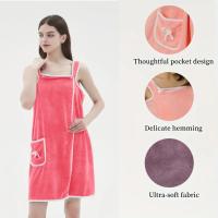 Toalla De Baño Para Mujer Y Niñas Toalla De Playa Y Spa Rápida Secado Ropa De Baño Paja Microfibra Absorbente Máquina Lavable - details 5