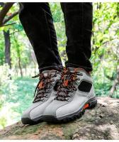 Botas de Senderismo de Alta Teta para Hombres Zapatos de Trekking de Ante A Prueba de Lluvia - details 17