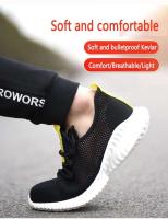 Zapatos de protección deportivos de seguridad para hombre con punta de acero, botas, zapatos de trabajo antipinchazos - details 2