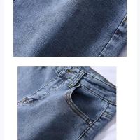 Pantalones vaqueros de mujer de talla grande de cintura alta primavera otoño Pantalones pitillo ajustados - details 9
