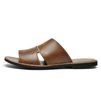 Novedad Verano 2024 Sandalias de Cuero para Hombre Zapatos Transpirables para Playa y Exteriores con Suela Plana y Abrecha - details 9