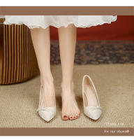 Nuevos y hermosos zapatos de boda de champán francés, nicho de las mujeres, temperamento de alta gama, barra de perlas, zapatos de dama de honor mitzvah, tacones altos. - details 5