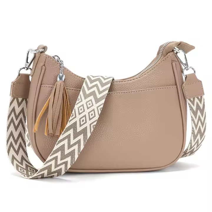 bolso tous caqui bolso bandolera mujer bolso cuero cruzado mujer bolso finde semana - 1