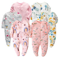 Bodysuit Para Bebés Niños Y Niñas De Algodón 100% Con Cuello En V Y Botones Cubiertos De Manga Larga Para 0-12 Meses Ropa De Bebé Primavera Otoño - details 4