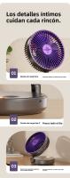 Nuevo ventilador luminoso plegable multifunción de escritorio USB silencioso mini ventilador pequeño cuatro en uno ventilador de circulación de aire - details 19