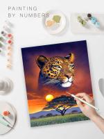 RUOPOTY-pintura abstracta por números, lienzo artesanal, pinturas de animales, regalo personalizado - details 1