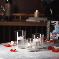 Velas de cristal para velas de té, juego de 3 portavelas votivas transparentes para decoración de boda, fiesta, hogar y sala de estar - details 0