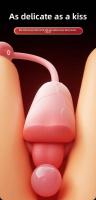 Estimulador de Clítoris Licking de Lengua Juguete Sexual Vibrante de Silicona para Mujeres - details 6