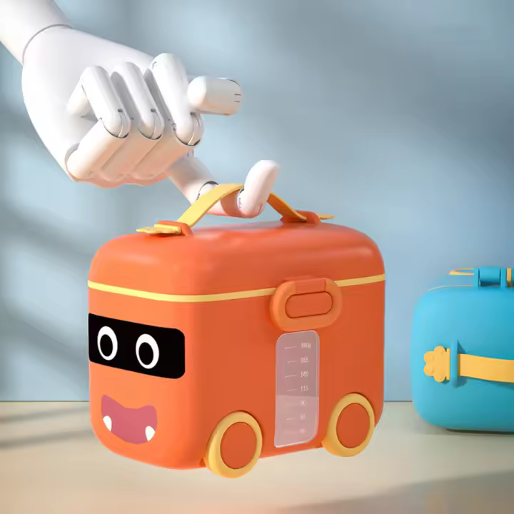 Caja de Polvo de Leche para Bebé Portátil Dispensador de Polvo de Cacao - 1