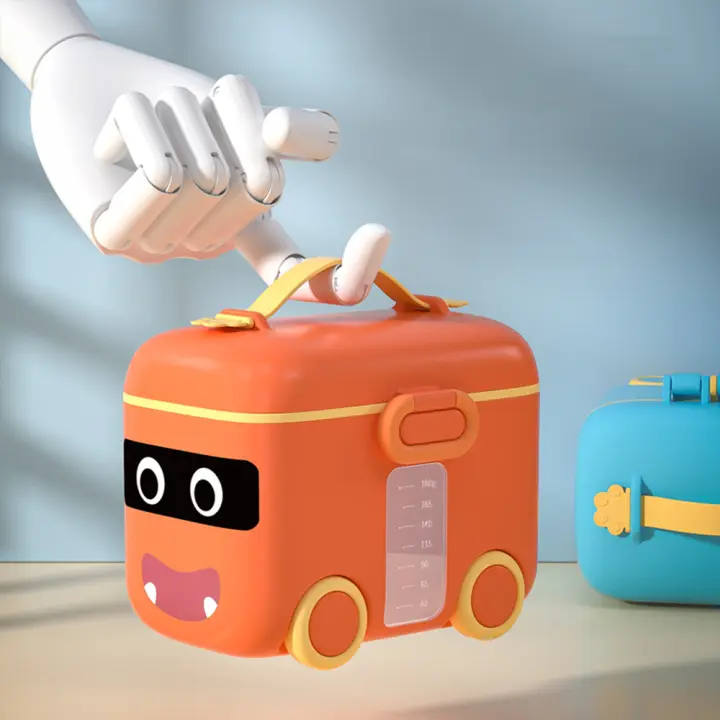 Caja de Polvo de Leche para Bebé Portátil Dispensador de Polvo de Cacao - 1