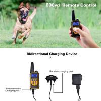Collar de entrenamiento eléctrico antiladridos para perros, impermeable, recargable, Control remoto para mascotas, adecuado para todos los tamaños, vibración y - details 4