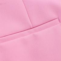 PB&ZA2025casual pantalones cortos de cintura alta de color sólido con línea A pequeña para todos los días, falda pantalón de verano para mujer - details 11