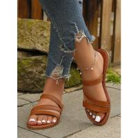 Zapatillas de Verano para Mujer Pantuflas Planas de Moda - details 3