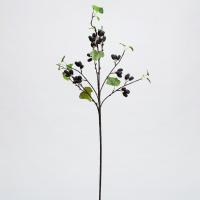 Ramas artificiales de morera de plástico, elegantes ramas de frutas de frambuesa hechas a mano, plantas falsas flexibles, tienda de Hotel - details 9