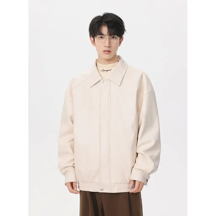 Chaqueta de Gamuza para Hombre Primavera-Otoño 2025 Top Casual Versátil con Borla Ligera y Moderna - 1