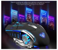 Ratón recargable inalámbrico con Bluetooth, dispositivo electrónico recargable con USB, retroiluminación, juego de PC - details 0