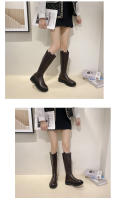 Nuevas Botas De Locomotora Versátiles Para Mujer, Botas Finas De Suela Gruesa - details 9