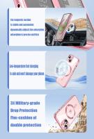 Funda de Silicona Ultra Delgada con Revestimiento Claro Protectora de Lente Magnético Magsafe para iPhone Rosa - details 4