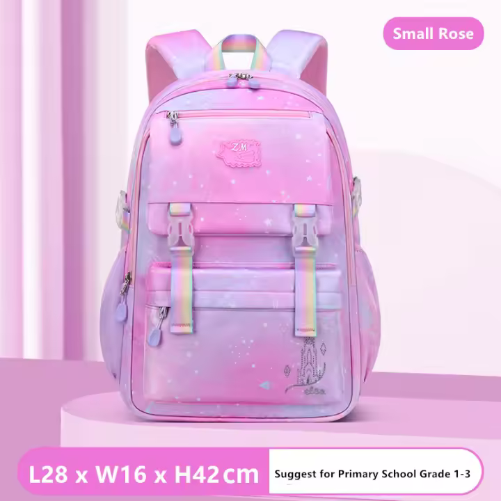 Mochila escolar kawaii para niñas, mochilas de primaria, mochilas rosas para estudiantes, mochilas para adolescentes - 1