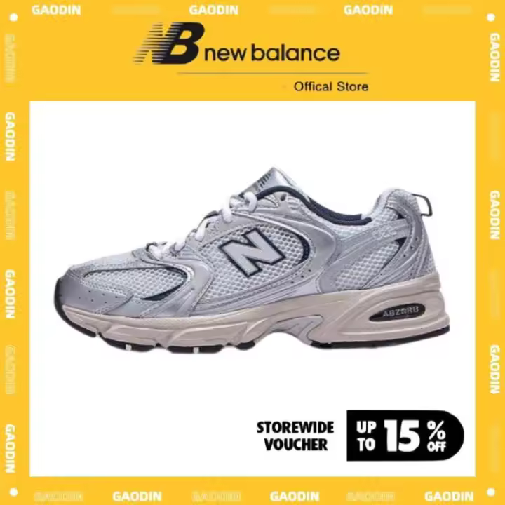 Leten NB530 Sier para hombres y mujeres Retro Casual Running Shoes Zapatillas MR530KA Zapatos de trabajo - 1
