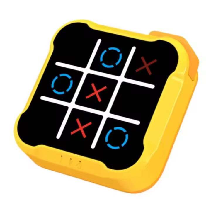 Juegos de mesa TIC-TAC-TOE eléctrico educativo Montessori juego de perno de mano 3 en 1 juego de mesa de rompecabezas de crecimiento de memoria para niños - 1