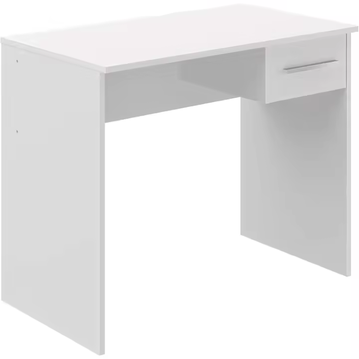 para PC con 4 cajones, fácil montaje, 142 x 279 x 187 cm, color blanco - 1