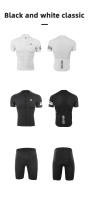 ROCKBROS-Conjunto de ropa de ciclismo, camiseta transpirable, ropa de secado rápido, manga corta reflectante Anti-UV, Verano - details 5