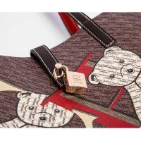 Mochila de Viaje Retro Clásica Leten Patrón de Oso de Dibujos Animados Gran Capacidad - details 9