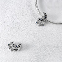 Cuentas de plata de ley 925 con estrellas misteriosas, Luna y flecha de Cupido, aptas para hacer pulseras originales, cuentas, regalo de joyería para mujer - details 2