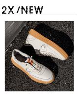 Xiaobai zapatos de hombre 2025 nueva superficie de cuero de verano deportes suela suave transpirable No. 1 zapatos de junta casual zapatos de cuero de los hombres. - details 3