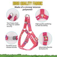 Un colorido arnés para perros con trípode de hueso para uso en interiores y exteriores - details 1