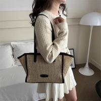 Nuevo bolso de paja tejido de verano, bolso de hombro de paja informal bohemio para mujer y niña - details 13
