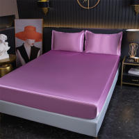 Bonenjoy-sábana bajera para cama tamaño Queen/King, Protector de colchón liso para el hogar, Sábana elástica de lino de Color sólido (sin funda de almohada) - details 2