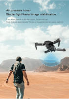 Dron plegable E88PRO fotografía aérea doble cámara quadcopter control remoto aviones E525 / E58 - details 14