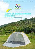 Tienda de campaña 1 personas aire libre Protección solar portatil Camping impermeable - details 8