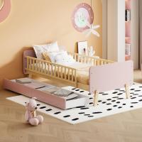 Cama infantil con 2 cajones, cama individual de madera maciza con somier (90 x 190 cm (blanco) - details 11