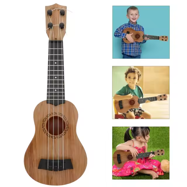 Ukelele de guitarra para niños, instrumento Musical para principiantes, instrumento clásico para niños pequeños - 1