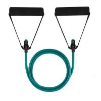 Bandas de resistencia con asas para ejercicio, entrenamiento de fuerza para hombres y mujeres, equipo de entrenamiento en casa, banda de tubo de 5 niveles, cuerda de tracción - details 12