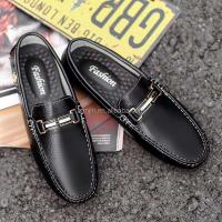 Nuevos zapatos casuales de moda formal para hombre negros de cuero de oficina de negocios de alta calidad, precio bajo 2025 - details 5