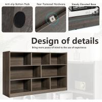 Estantería Infantil con 5 Compartimentos Abiertos, Librería para Juguetes y Libros de Niños, Armario Bajo con Patas Antideslizantes, Estante para Exhibición (111 x 30 x 61,5 cm, Natural) - details 13