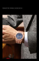 POEDAGAR-Reloj original para hombres con impermeable luminoso Calendarios moda reloj de cuarzo lujo - details 1