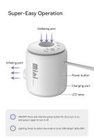 Inflador de Aire Portátil Baseus Compressor de Aire Inalámbrico para Acampar, Inflar Cama y Mat, Anillo de Natación Hecho en China - details 7