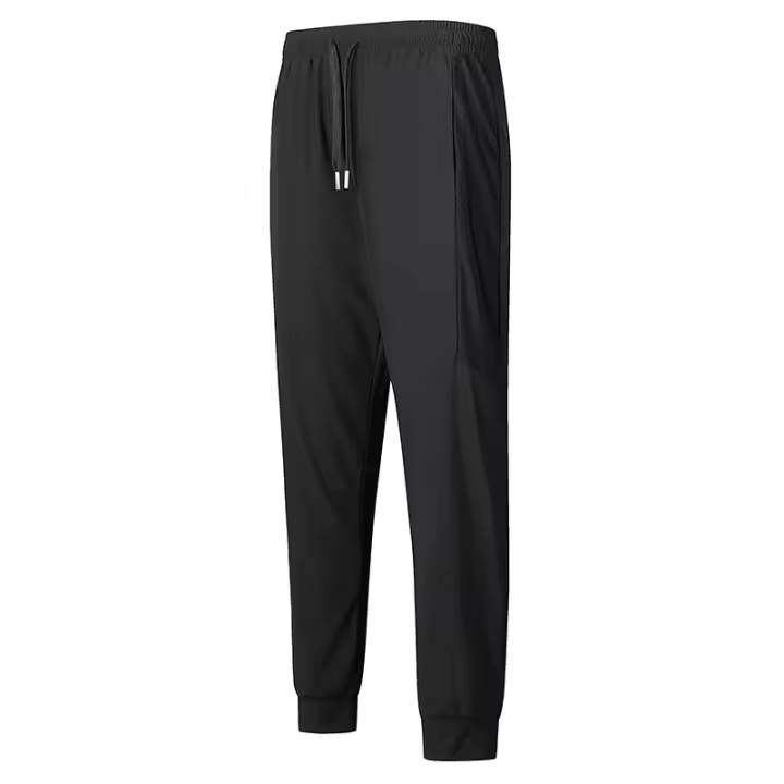 Pantalones Casuales para Hombres CHAIFENKO Secado Rápido, Elasticidad, Seda de Hielo, Largo al Tobillo, Tela de Nylon, Ajuste Regular - 1
