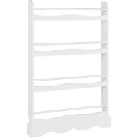 Estantería Montessori para Niños 4 Estantes para Organizar Libros, Revistas, Madera, Blanco - details 7