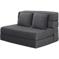 70 x 190 cm Sillón Cama Plegable, Sofá Cama Plegable con Espuma de Memoria y Almohada, Colchón de Suelo para Yoga, Oficina, Salón, Futon Sofá Cama Portada Lavable Unos, Gris Claro - details 21